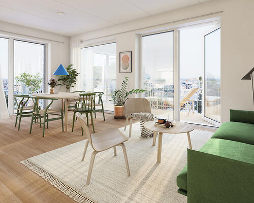 5 værelses lejlighed i Frederiksberg