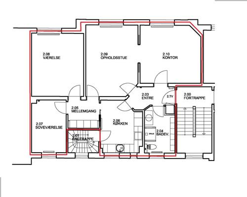4 værelses lejlighed i Århus C