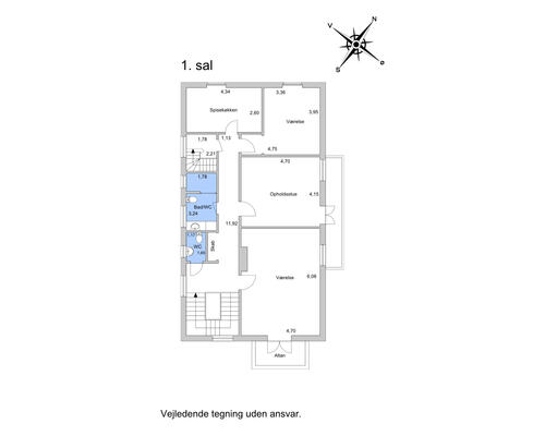 7 værelses hus i Gentofte