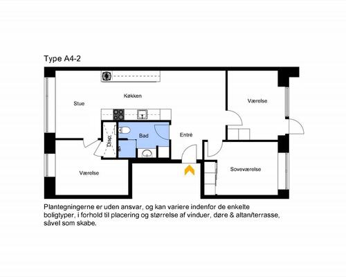 4 værelses lejlighed i Åbyhøj