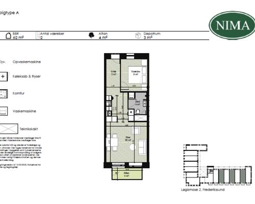 2 værelses lejlighed i Frederikssund