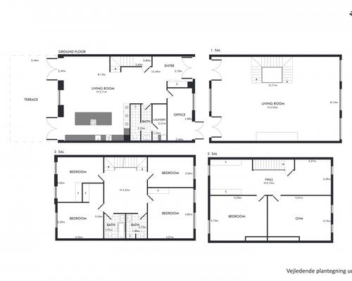 Eksklusivt rækkehus på Holmen