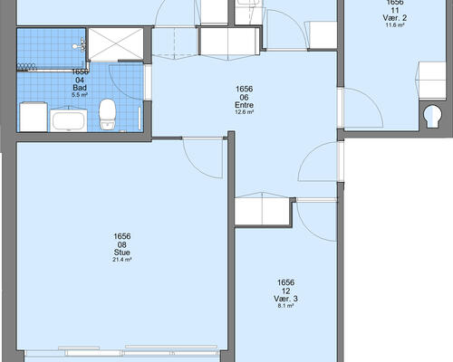 5 værelses lejlighed i Esbjerg Ø