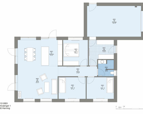 4 værelses hus i Herning