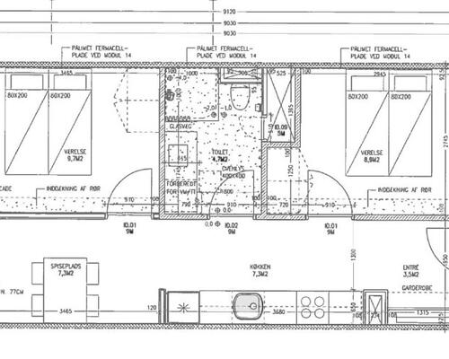 Delevenlig 2-værelses lejlighed med egen altan