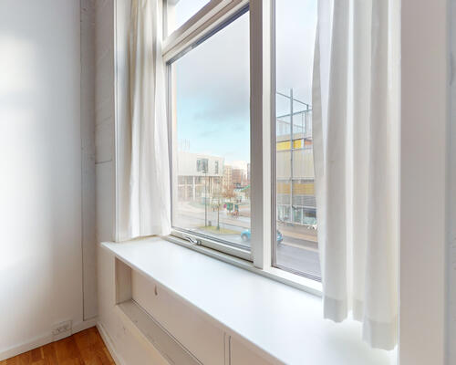 1-værelses studiebolig med depotrum