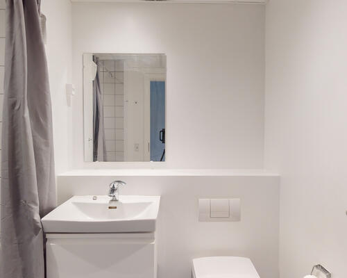 1-værelses studiebolig med depotrum