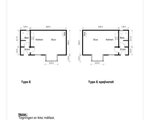 1 værelses hus i Aalborg SØ