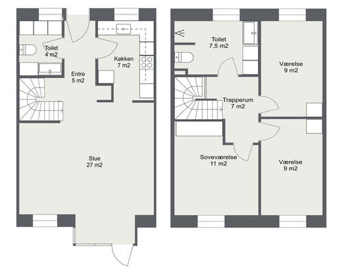 4 værelses hus i Odense N