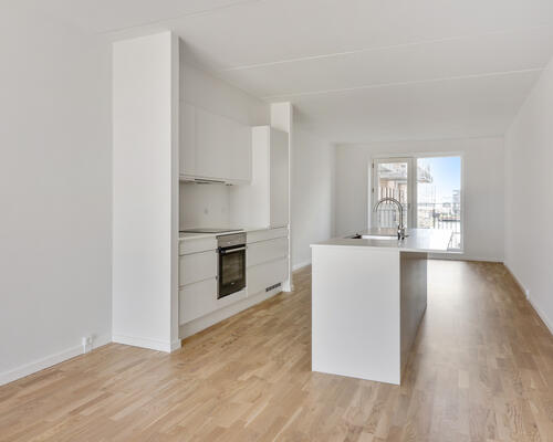 Lys og moderne 4‑værelses lejlighed i attraktive Nordhavn