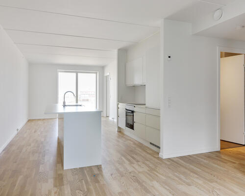 Lys og moderne 4‑værelses lejlighed i attraktive Nordhavn