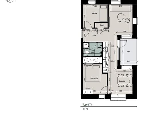 3 værelses lejlighed i Vejle