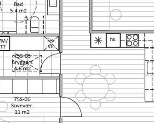 3 værelses lejlighed i Kolding