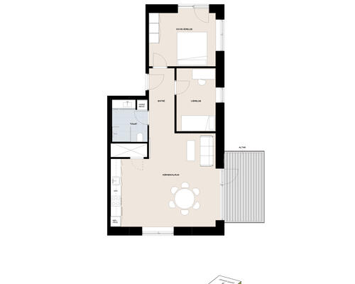 3 værelses lejlighed i Horsens