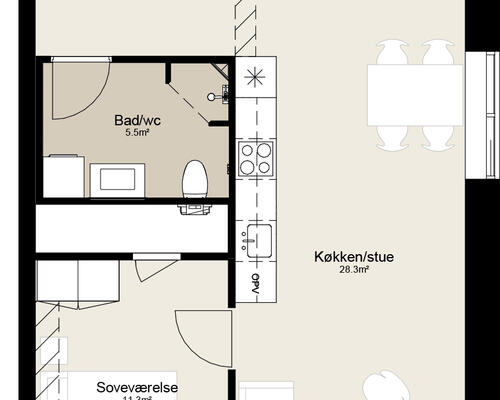 4 værelses lejlighed i Randers SV
