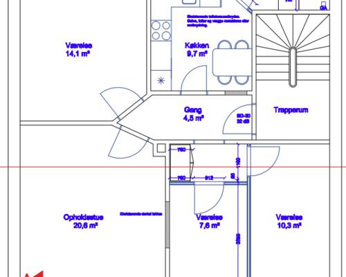 Stor, flot og nyere renoveret lejlighed mellem Østerstrand og centrum