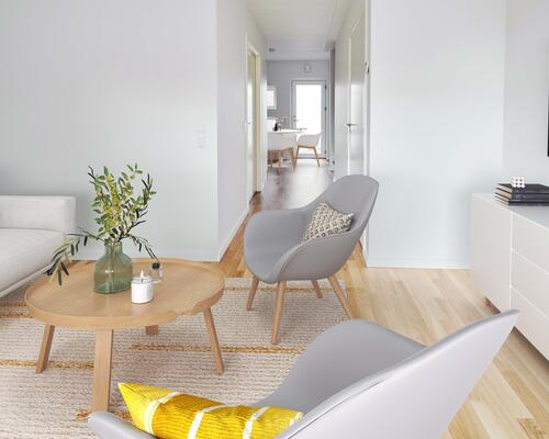 Skønt rækkehus i to plan i Tilst