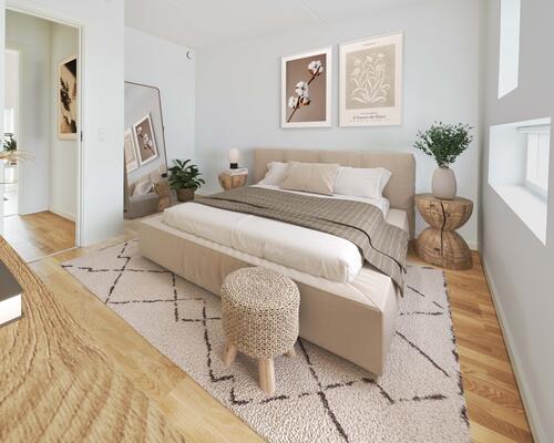 Skønt rækkehus i to plan i Tilst