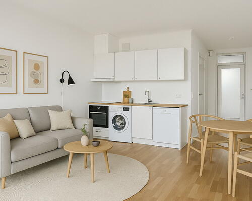 God 1-værelses lejlighed i Vanløse tæt på shopping, indkøb og offentlig transport