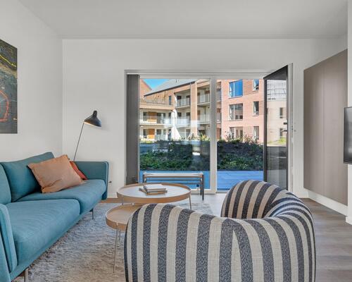 Moderne townhouse med smuk udsigt til fjorden