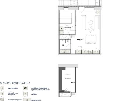 Lækker 2-værelses lejlighed i nybyggeri med terrasse