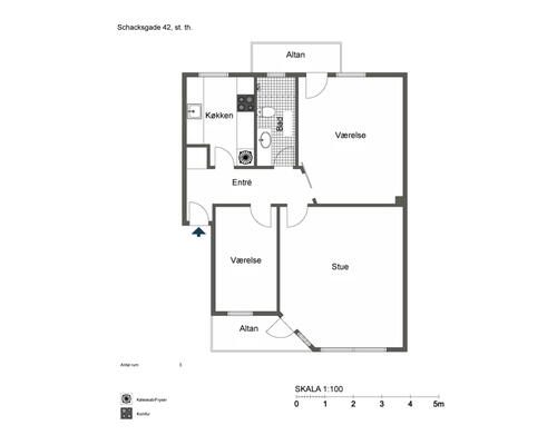 Stor delevenlig 3-værelses med altan i Odense C!