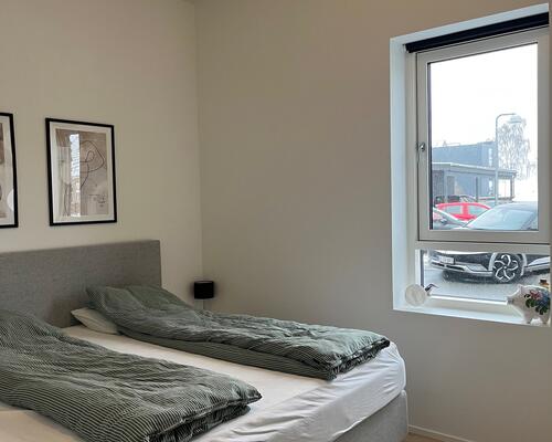 Lys, nyopført bolig til leje i Porskjær Have, Galten