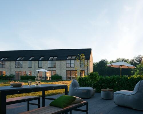 Nyopført 4,5-værelses rækkehus kun 15 minutter fra Aarhus