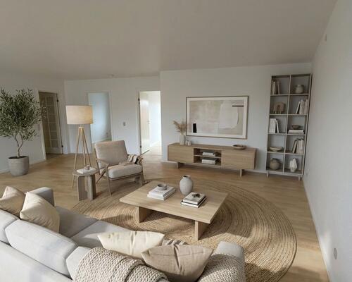 Lyst 4-værelses rækkehus på 101 m2 med altan, parkering og husdyr tilladt – velegnet til deling