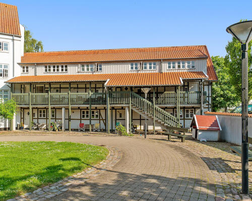 Unik lejlighed i 2 plan med kig til Odense å – 87 Kvm