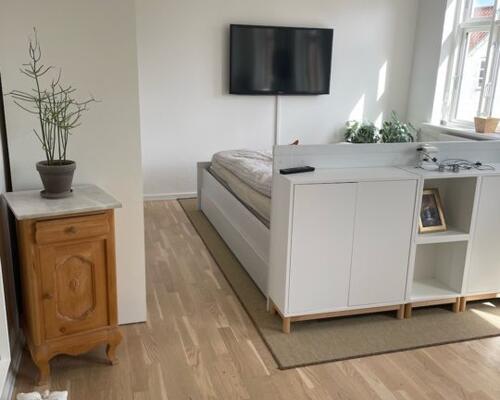 Flot lys 4-vær. lejlighed i på lukket rolig vej i Nyborg – 116 Kvm