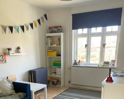 Flot lys 4-vær. lejlighed i på lukket rolig vej i Nyborg – 116 Kvm