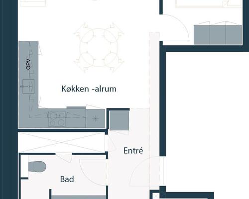 4 værelses lejlighed på Mudillesvej i Brøndby udlejes