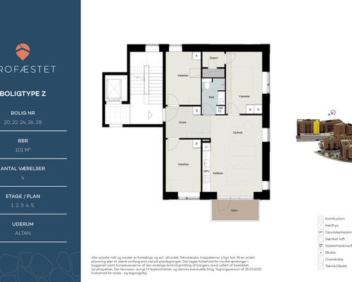 4 værelses lejlighed i Viborg