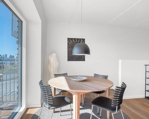 Moderne townhouse med smuk udsigt til fjorden