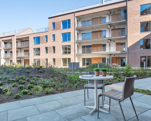 Moderne townhouse med smuk udsigt til fjorden