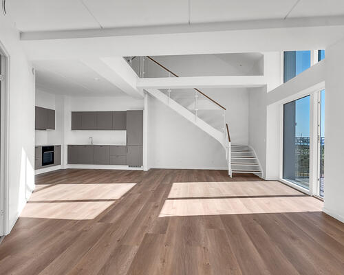 Skøn penthouselejlighed med fjordudsigt i Nørresundby