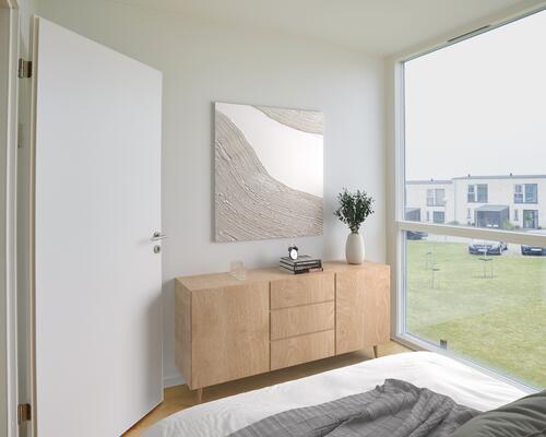 Familievenligt 4-værelses rækkehus i to plan