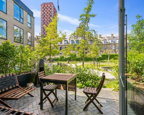 Skønt nyere møbleret rækkehus til udlejning 1 år fra 1/3