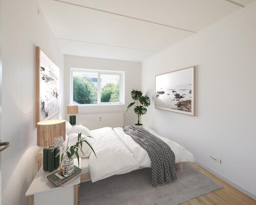 Skøn 2-værelses lejlighed med altan og tæt på Aarhus