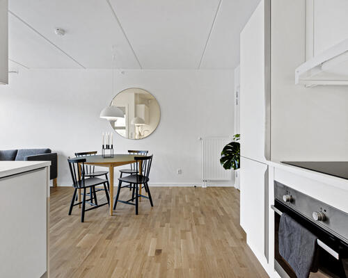 Fin 2-værelses lejlighed i Skejbyen