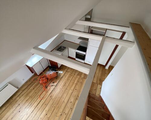 Hyggelig taglejlighed med hems