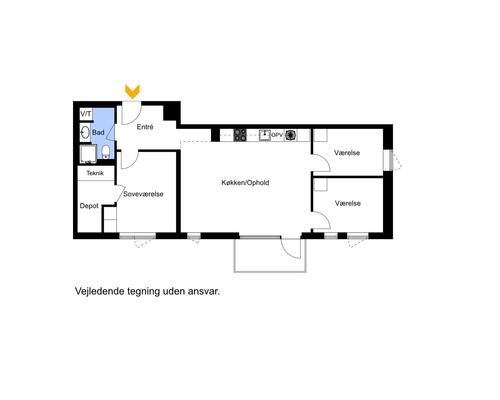 4-værelses lejlighed i Århus