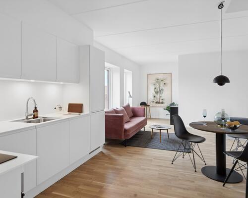 Moderne, lys og rummelig 2-værelses lejebolig