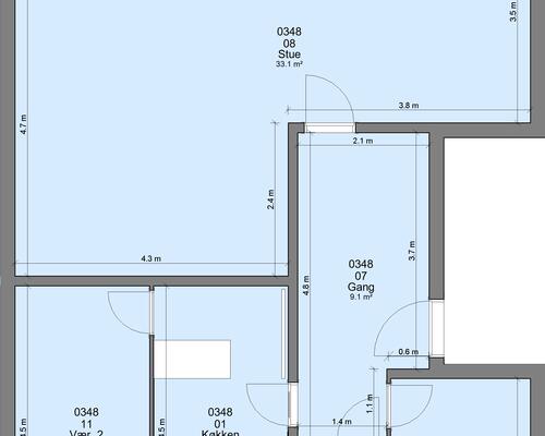 3 værelses lejlighed i Randers NØ