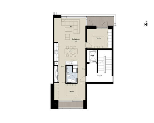 3 værelses lejlighed i Hellerup