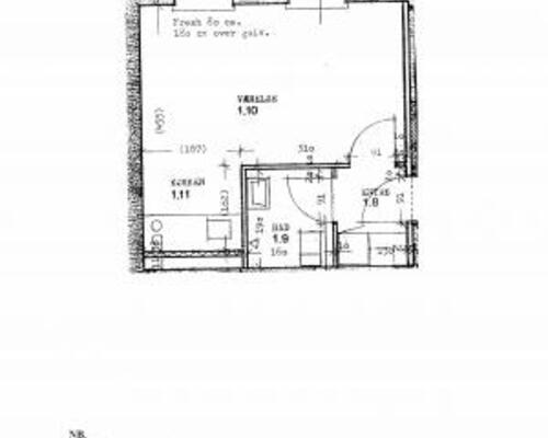 1 værelses lejlighed i Odense N