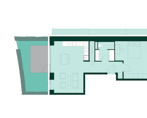 Nyere lys lejlighed i populært område
