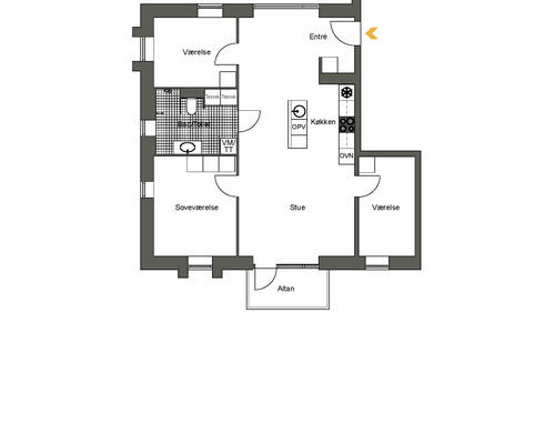 4 værelses lejlighed i Aalborg SV