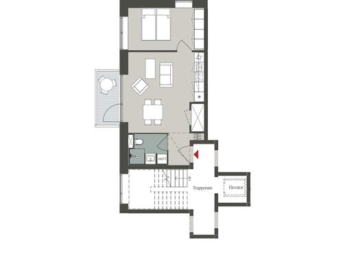 1 værelses lejlighed i Odense V